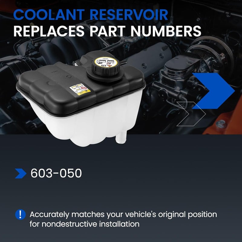 SYKRSS Engine Coolant Reservoir Tank 603-050 for Ford Lincoln Mercury Vehicles - Image 3