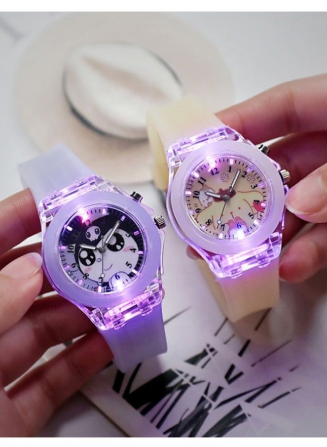 Kids Smartwatches Watch Bracelet Luminous with 3D Cartoon Silicone Children Toddler Wrist Watch Bangle Little Child Toys for Girls Kids 4pcs  - Image 2