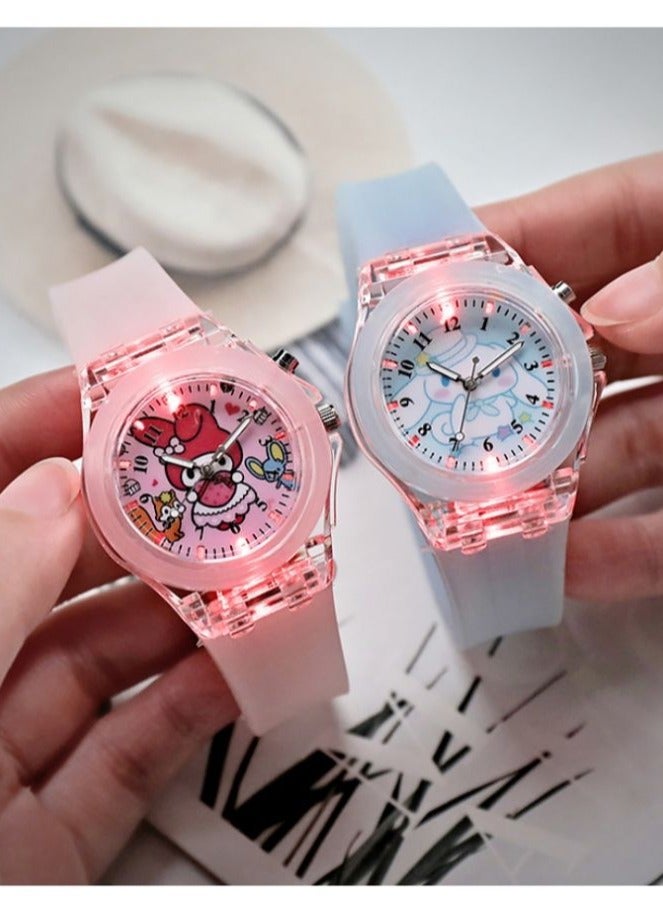 Kids Smartwatches Watch Bracelet Luminous with 3D Cartoon Silicone Children Toddler Wrist Watch Bangle Little Child Toys for Girls Kids 4pcs  - Image 3