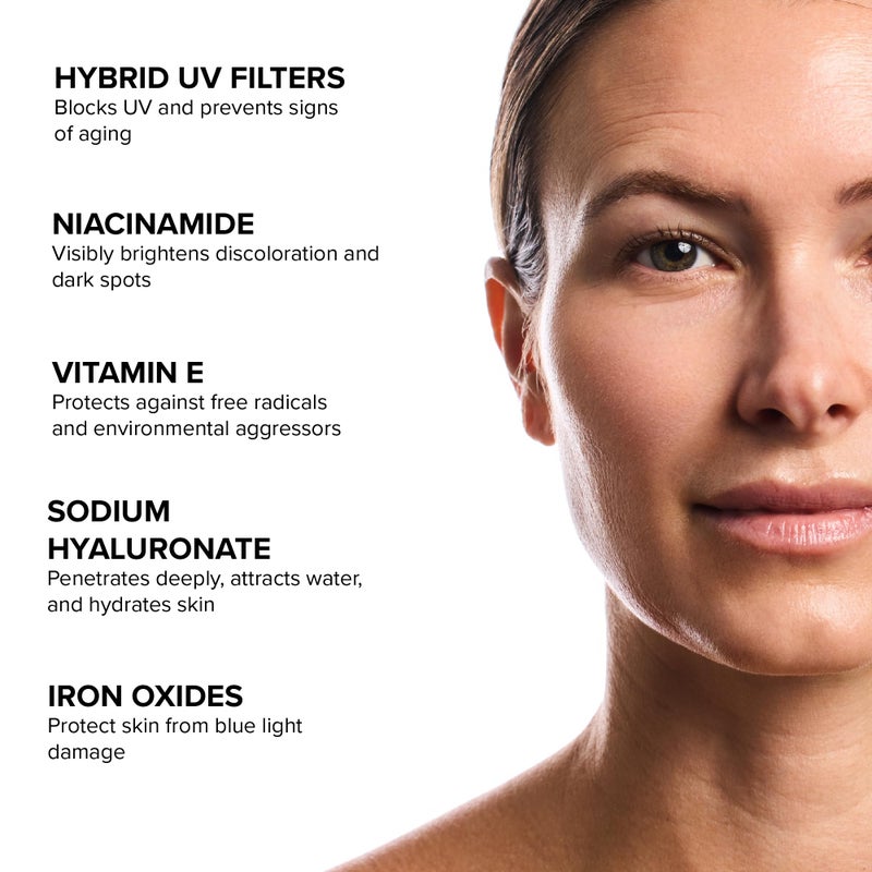 DRMTLGY Matte Universal Tinted Moisturizer SPF 46 â€“ Anti-Aging Tinted Face Sunscreen & Lightweight Makeup with Broad Spectrum UV Protection â€“ Hydrating Skin Care & Face Moisturizer â€“ 1.7 oz - Image 5