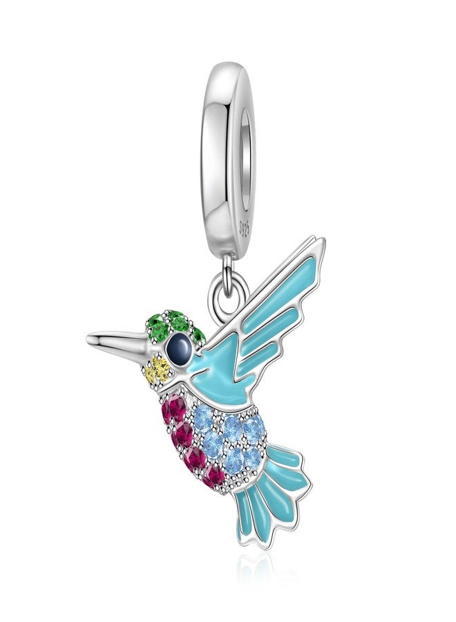 SEVENWELL S925 Birds Charm Fits Bracelet Necklace Cute Animal Hummingbird Charm for Valentne's Day Mothers Jewelry for Women - Image 1