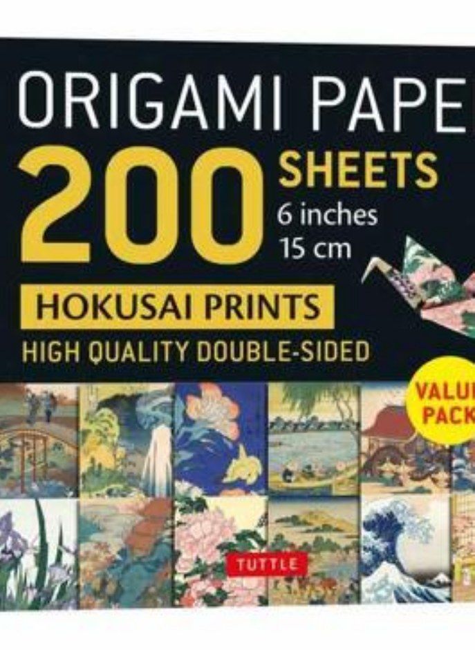 ORIGAMI PAPER 200 SHEETS HOKUSAI PRINTS 