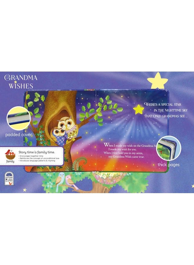 Cottage Door Press 2 Pack Padded Board Books: Grandma Wishes and Grandpa's Wish List (Love You Always) - Image 4