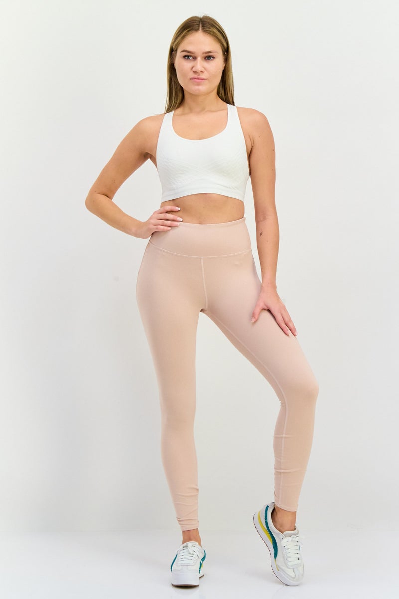 PUMA Women Sportswear Fit Training Tights, Pink - Image 4