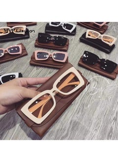 Retro Cat Eye Sunglasses New Fashion Women Trendy Gradient Candy Color Butterfly Shape Sun Glasses Luxury Design Shades Eyewear-Lenses Color:C4