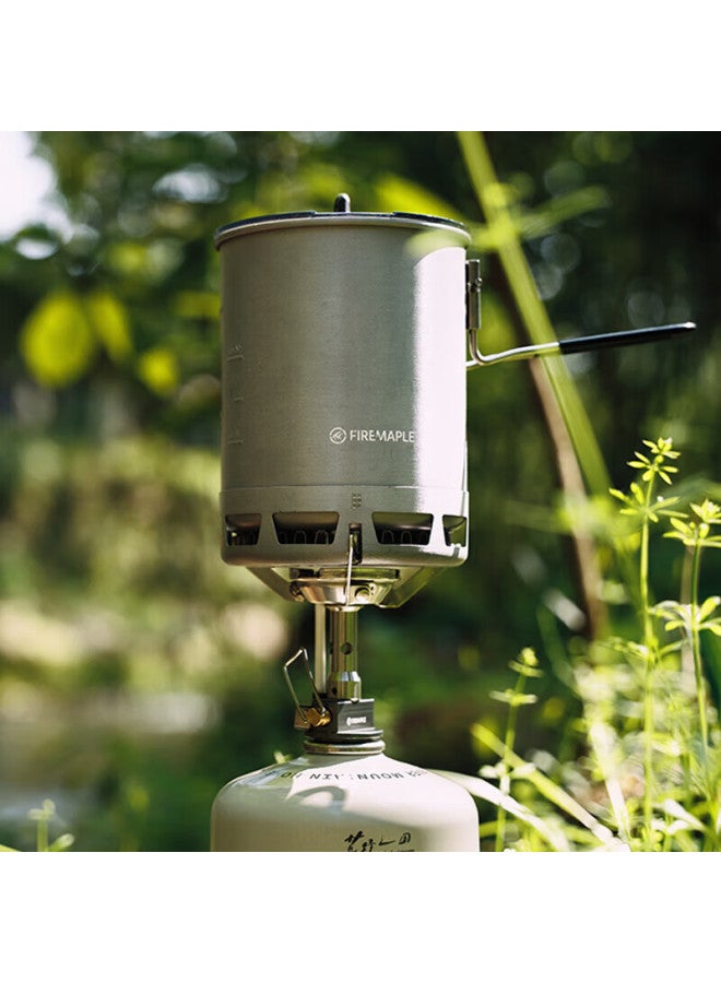 Fire-Maple Huofengqingshan Outdoor Camping Hiking Stove Cooking Set, Heat Collecting Steaming Pot Set, Portable Travel Picnic Day Trip Camping - Image 5