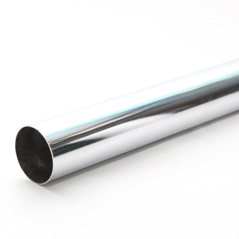 NEW WARE أنبوب مصيدة زجاجة من الفولاذ المقاوم للصدأ لحوض الحمام ومغسلة المطبخ (مدور/فضي) (12 بوصة) - Image 2