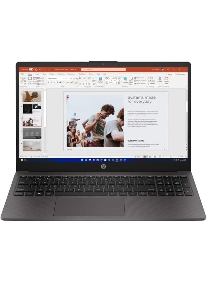 HP Laptop – 13th Gen/Intel Core i7-1355U / 15.6inch FHD Display / 16GB DDR4 RAM / 512GB PCIe NVMe SSD/Shared Intel Iris Xe Graphics/Windows 11 / English Keyboard/Colour Black English Jet Black - Image 1