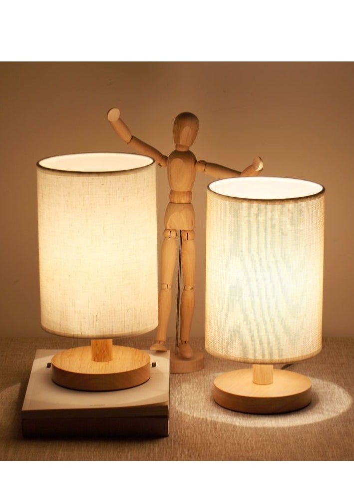 Aralifes LED Night Light Bedroom Table Lamp White 14x27x12centimeter  - Image 1