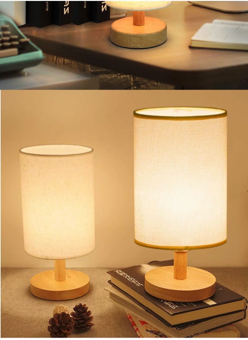 Aralifes LED Night Light Bedroom Table Lamp White 14x27x12centimeter  - Image 4