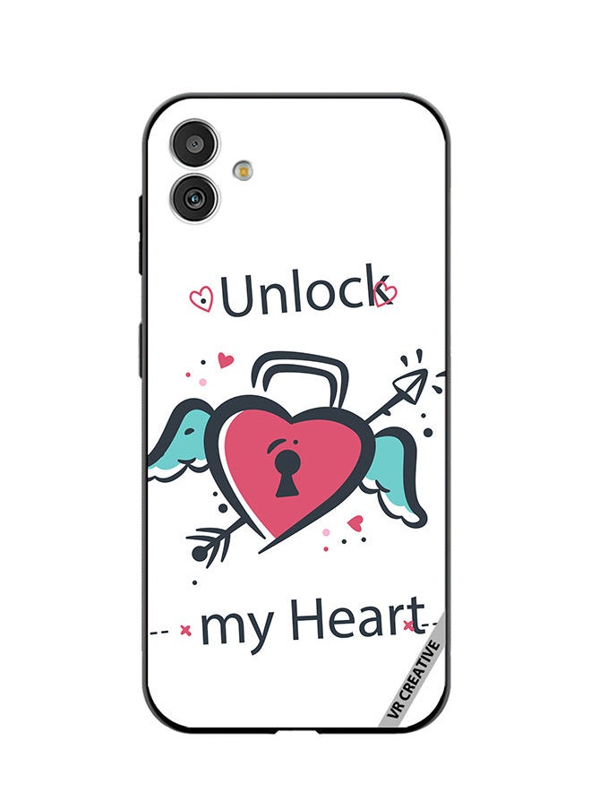 VR CREATIVE Protective Case Cover For Samsung Galaxy M13 5G Unlock My Heart Design Multicolour  - Image 1