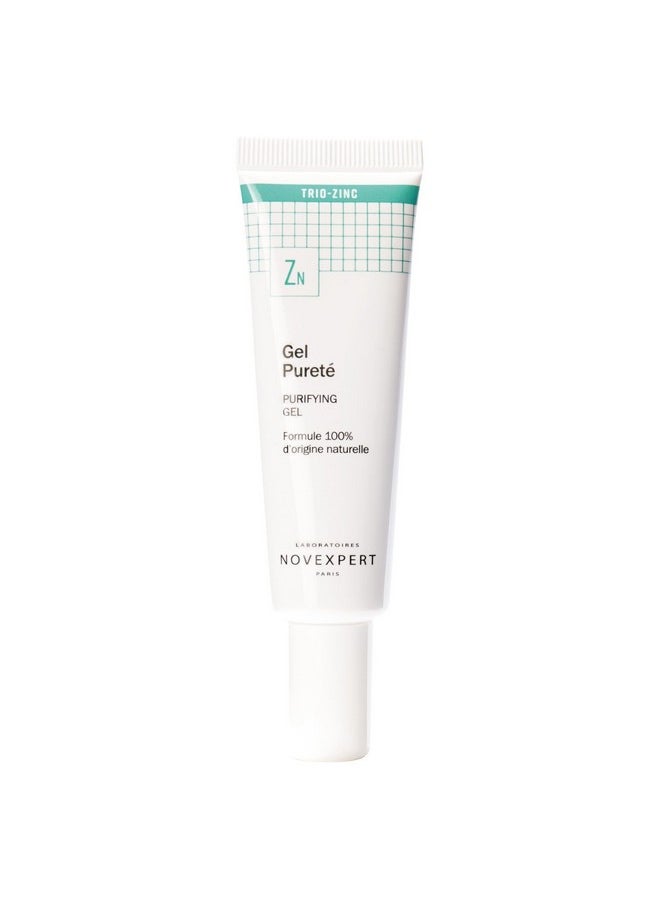 Novexpert Blemish Control Moisturizer Face Cream For Women And Men Fast Absorbing Zinc Acne Treatment For Face Hypoallergenic Vegan Purifying Gel For Normal And Oily Skin 1 Oz  - Image 1