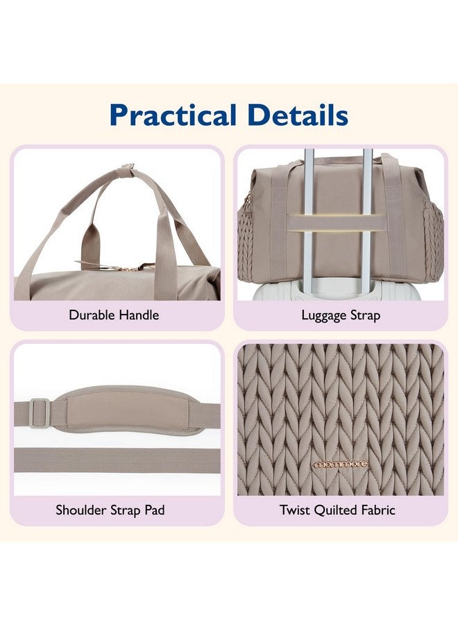 MOMMORE mommore Diaper Bag Tote, Large Capacity Travel Diaper bags, Hospital Bag for Labor Delivery, Baby Bag with Pacifier Case, Changing Pad  - Image 5