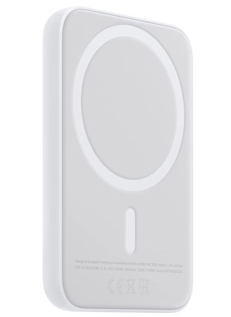 Generic - NEW MagSafe Wireless Power Bank for iPhone 16 Pro – 10,000mAh Portable Charger in White - Image 1