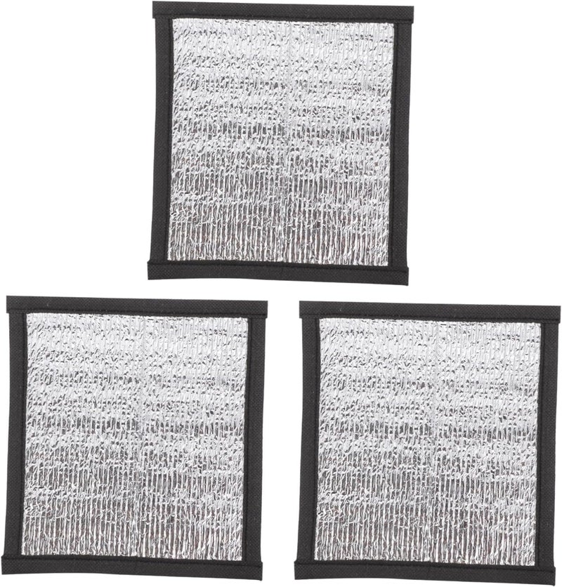 Toyvian 3pcs Heat Pad Reflective Film for Turtles and Reptiles Insulation Mat for Pet Comfort for Indoor Use Keeps Warm During Cold Days - Image 1