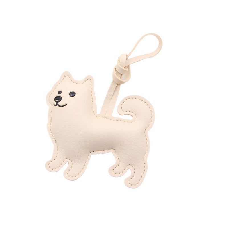 Cute Dog Faux Leather Keychain Pendant for Bag - Image 5
