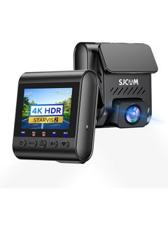 أس جي كام كاميرا SJCAM M60، رؤية ليلية 4K IMX678 Starvis 2، F1.8، مجال رؤية 170 درجة مع HDR، شبكة واي فاي لاسلكية 5G، نظام تحديد المواقع العالمي (GPS) فائق الدقة، وضع ركن السيارة على مدار الساعة طوال أيام الأسبوع، وظيفة الاختصار  - Image 1