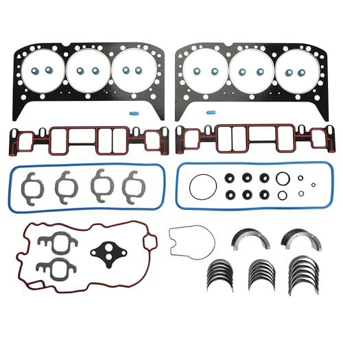 YIDEZU Engine Cylinder Head Gasket Set with Head Bolt Connecting Rod Bearing fit for Chevy Astro Blazer C1500 Express 1500 2500 for GMC C1500 Jimmy Safari P3500 SAVANA 4.3L V6 Vortec 1996-2006 ES74034 - Image 3