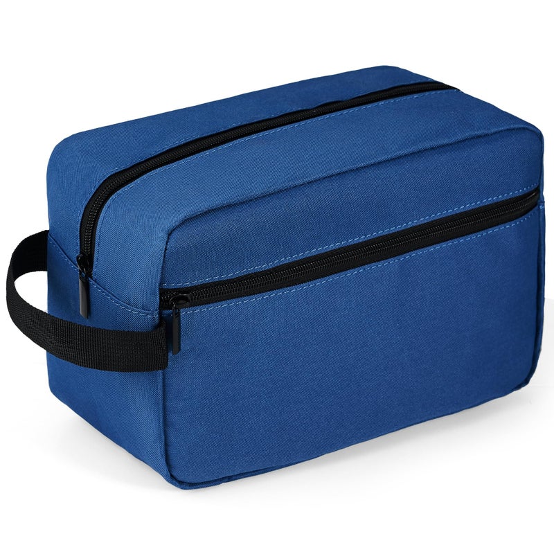 Elviros Travel Toiletry Bag for Women and MenLightweight Makeup Bag Hanging Dopp Kit with Shaving Compartment Cosmetic Organizer Large Tool Bag Travel EssentialsGifts for MenLargeNavy Blue - Image 2