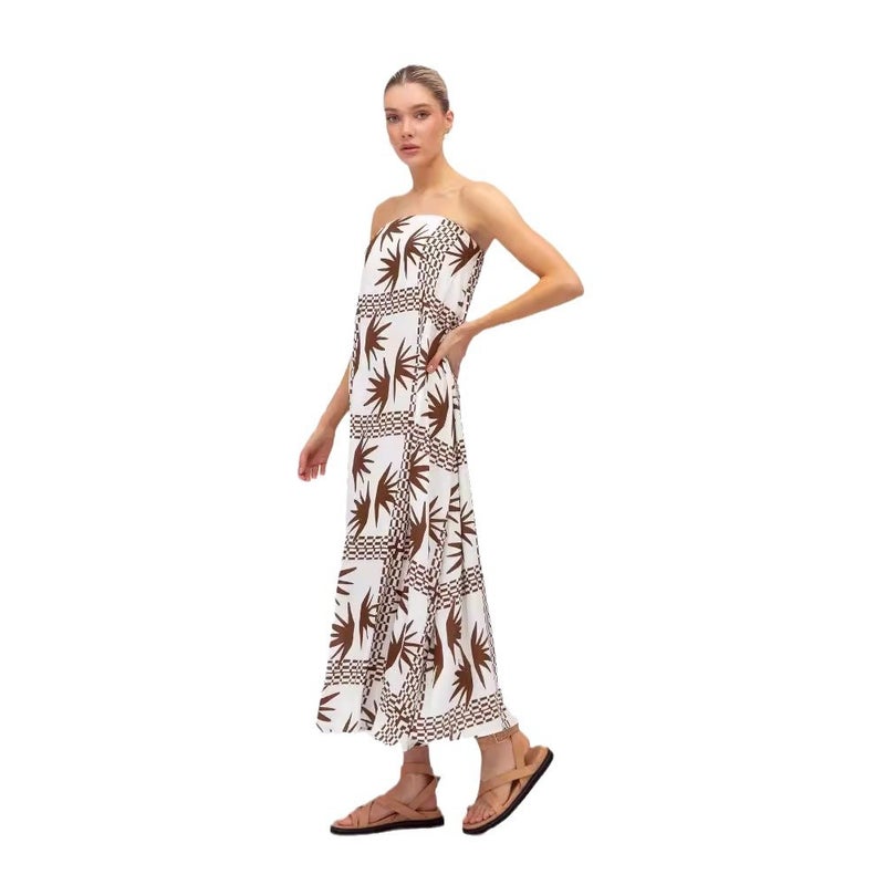 2026 Fashion Women's Comfortable Bandeau Long Dress - Image 5