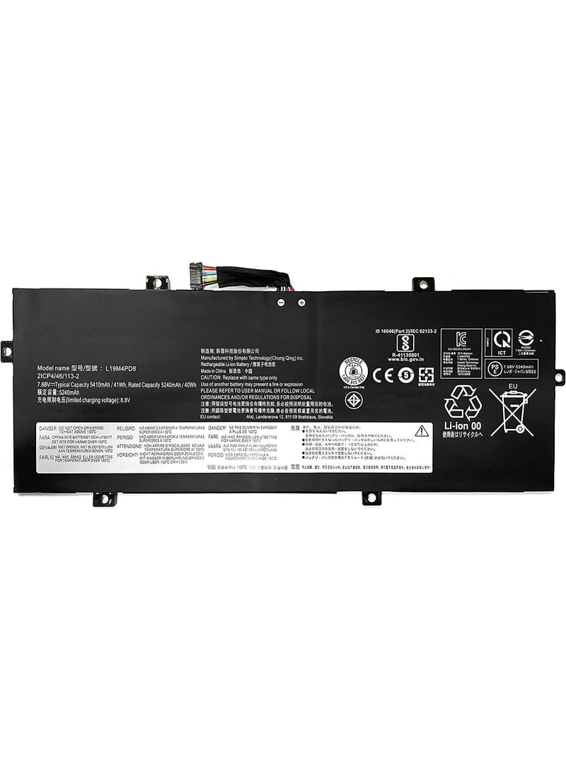 Terabyte L19C4PD8 L19M4PD8 Replacement Battery for Len.ovo Yoga Duet - Image 1