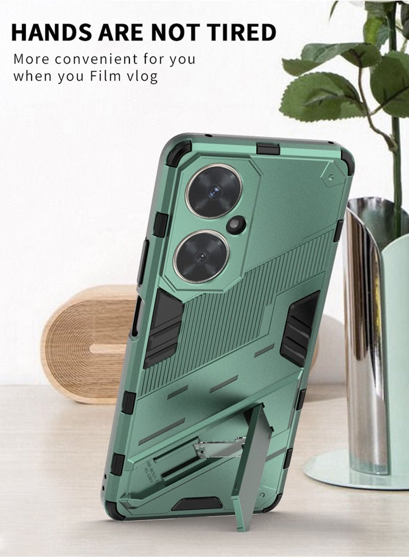 TEAM LUXURY Huawei Nova 11i Mobile Case Cover Accessories Camera Protection Shockproof with Anti-scratches Anti-drops Anti-fingerprints Protective Back Cover with Adjustable Kickstand - Image 2