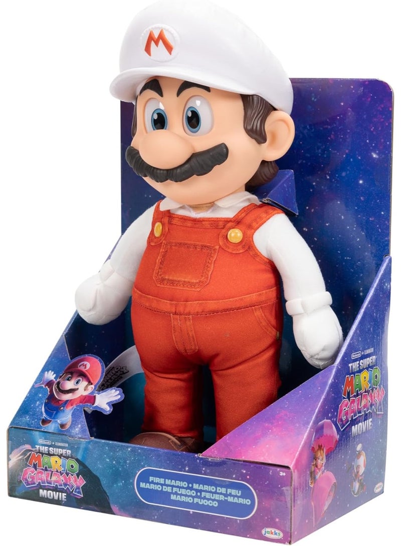 Nintendo Super Mario2 Movie Jumbo Roto Plush - Fire Mario 43236 - Image 3
