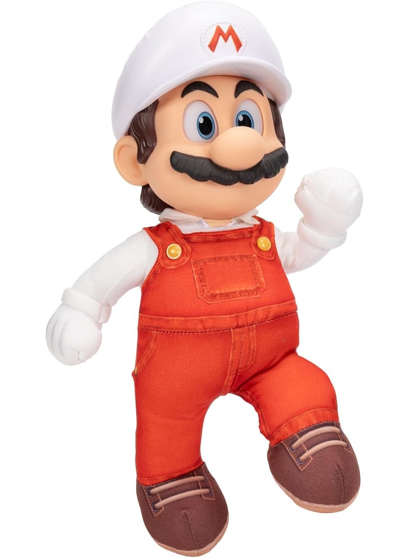 Nintendo Super Mario2 Movie Jumbo Roto Plush - Fire Mario 43236 - Image 2