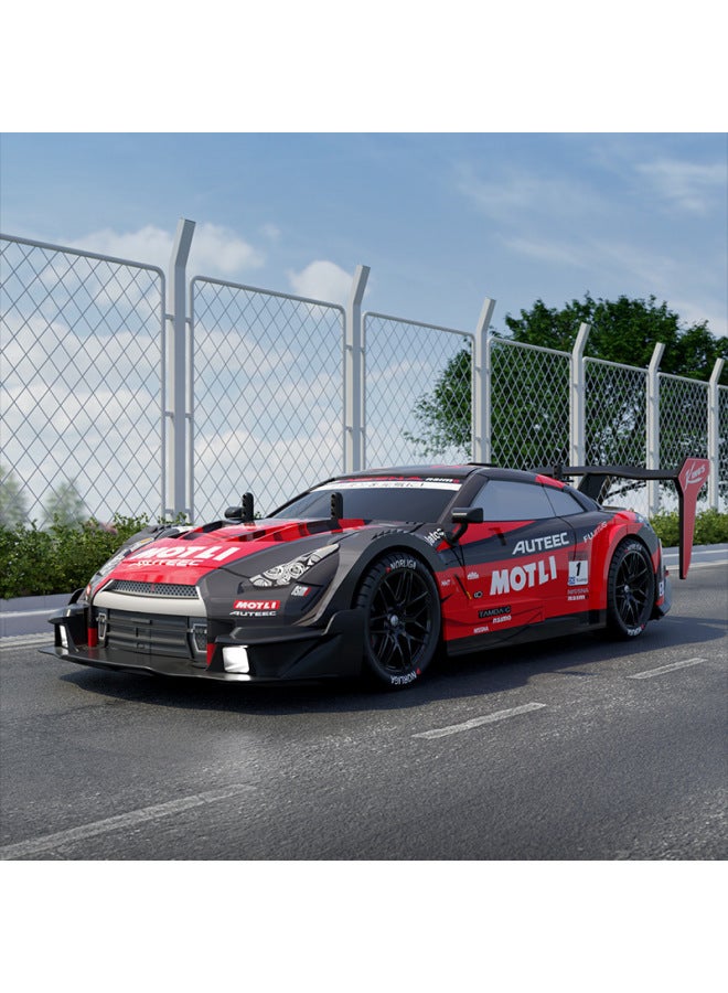 RC Remote Control High-speed Car Proportional Acceleration Car Four-wheel Drive Off-road Drift Racing Children's Simulation Electric Toys Wholesale-Color:Red Wild Horse-Proportion:English Color Box  - Image 2