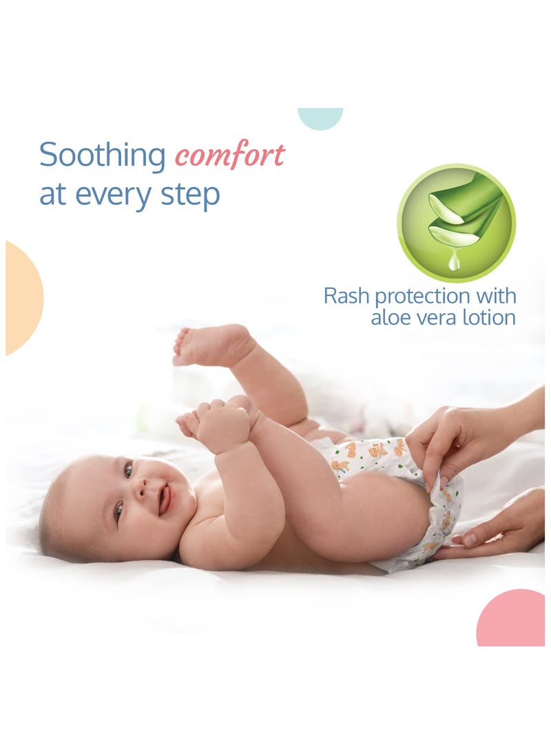 Pant Style Baby Diapers, X-Large (XL), 54 Count, For babies of Upto 12-17Kg with Aloe Vera Lotion for rash protection, with upto 12hr protection