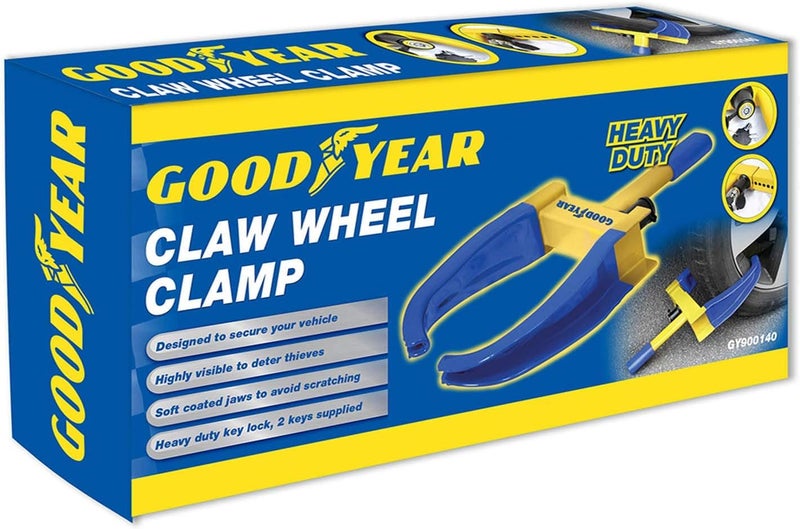 Goodyear 022762 Heavy Duty Car Wheel Clamp-Van/Caravan 2 Keys-Unbreakable Security - Image 3