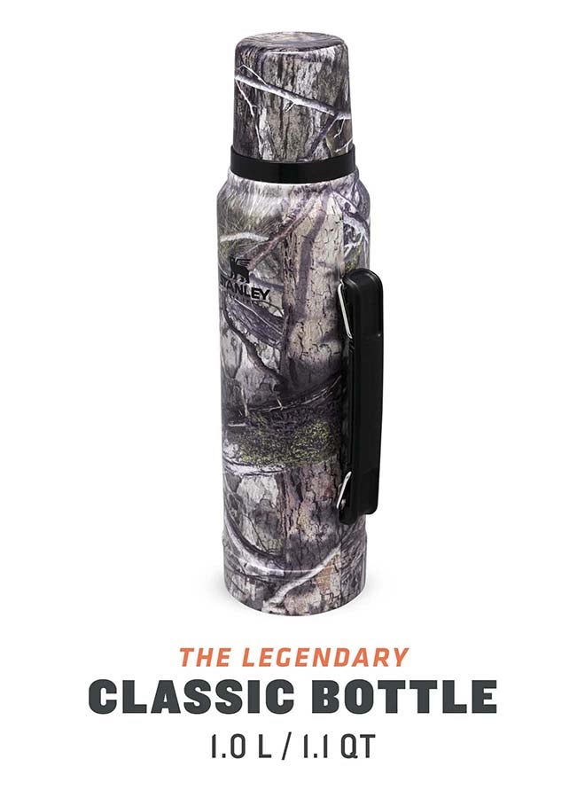 Stanley Stanley Classic Legendary Bottle 1L / 1.1QT Mossy Oak Country â€“ BPA FREE Stainless Steel Thermos | Keeps Cold or Hot for 24 Hours | Leakproof Lid Doubles as Cup | Dishwasher Safe | Lifetime Warranty  - Image 2