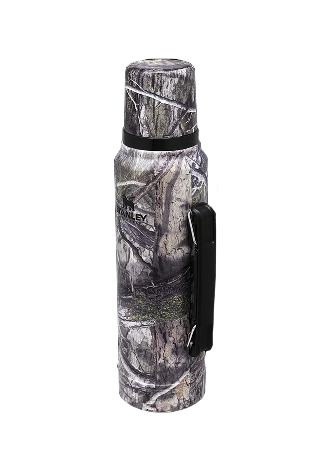 Stanley Stanley Classic Legendary Bottle 1L / 1.1QT Mossy Oak Country â€“ BPA FREE Stainless Steel Thermos | Keeps Cold or Hot for 24 Hours | Leakproof Lid Doubles as Cup | Dishwasher Safe | Lifetime Warranty