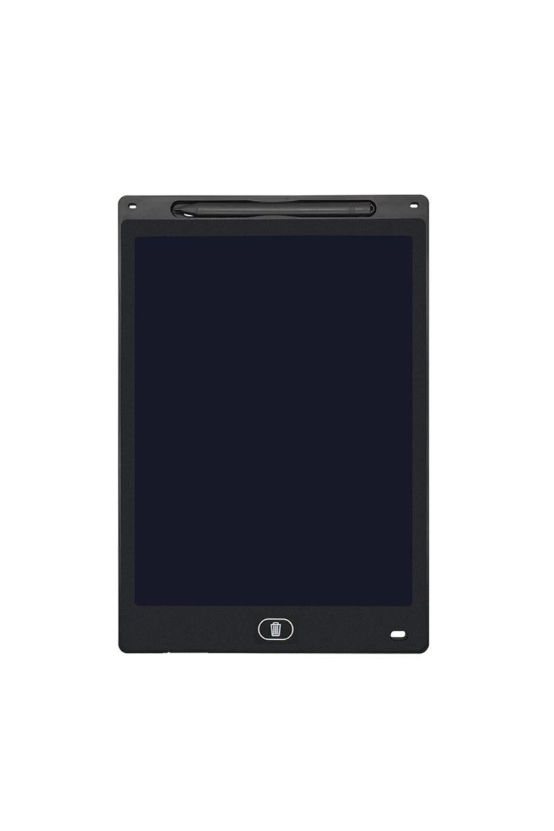 Black-12in-Color 6.5/8.5/10/12 Inch LCD Drawing Tablet for Kids, Rechargeable Erasable Board with Pe