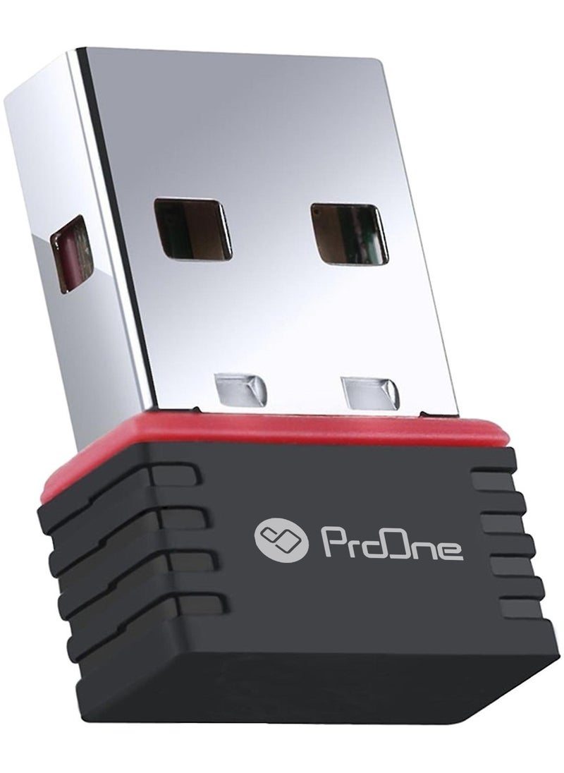 ProOne ProOne Wireless USB WiFi Adapter for PC, 300Mbps Fast WiFi Dongle 2.4G with USB 2.0, Wireless Network Adapter for Windows 11/10/8/7 and Mac OS X  - Image 1