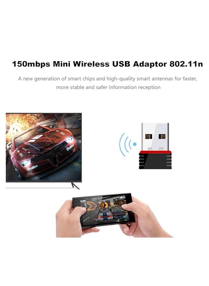 ProOne ProOne Wireless USB WiFi Adapter for PC, 300Mbps Fast WiFi Dongle 2.4G with USB 2.0, Wireless Network Adapter for Windows 11/10/8/7 and Mac OS X  - Image 2