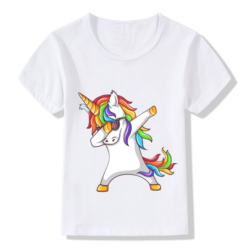 [Spot] Wisht Shirt Cute Men'S And Women'S Hip Hop Hiphop Printed Children'S Clothes Girls Round Neck Short Sleeve T-Shirt - Image 5