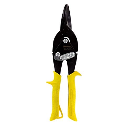 Midwest Snips MIDWEST Blackout Series Aviation Snip - Straight Cut Regular Tinner Shears, Made in the USA - MWT-6716SO - Image 1