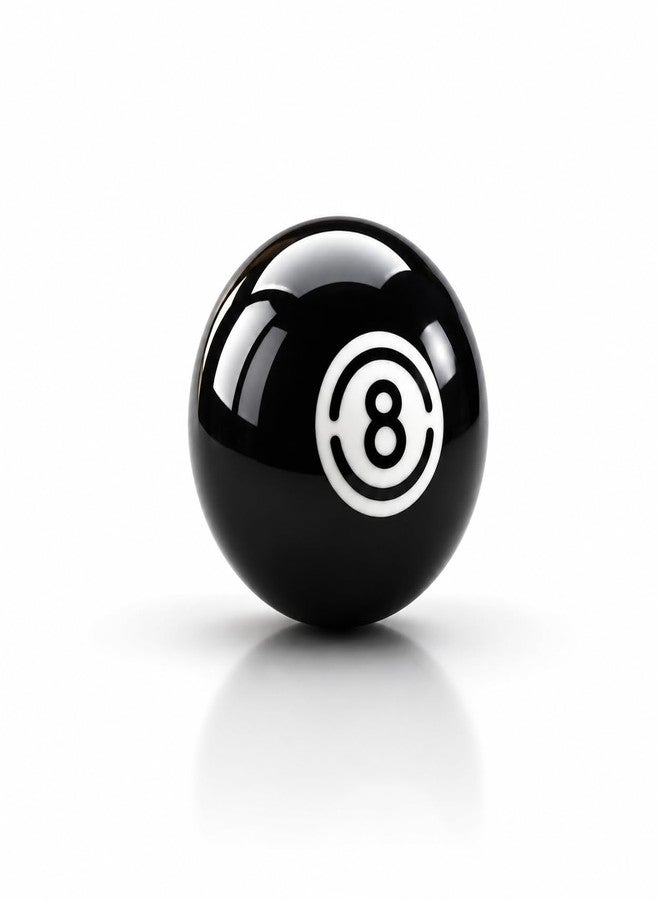 HMQQ 2 1/4" Pool Cue Ball and Professional AAAA Grade Billiards Balls, #8 Pool Balls Replacement Number 8, Set of 1 (#8) - Image 1