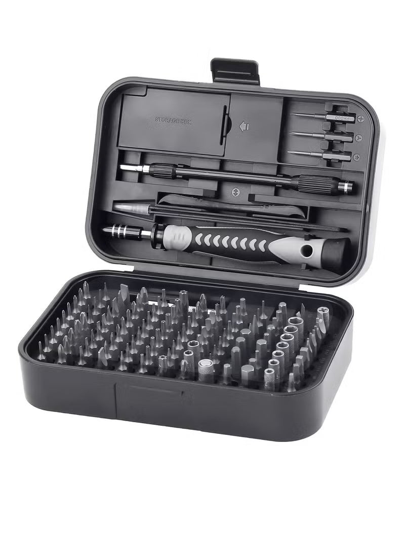 ELTRAZONE 130 in 1 Precision Screwdriver Set with 120 Magnetic Bits, Small Repair Tool Kit with Tweezers, Flat Phillips Pentalobe Torx Star Bits for Phone, Laptop, PC, Computer, Game Console & Electronics - Image 1