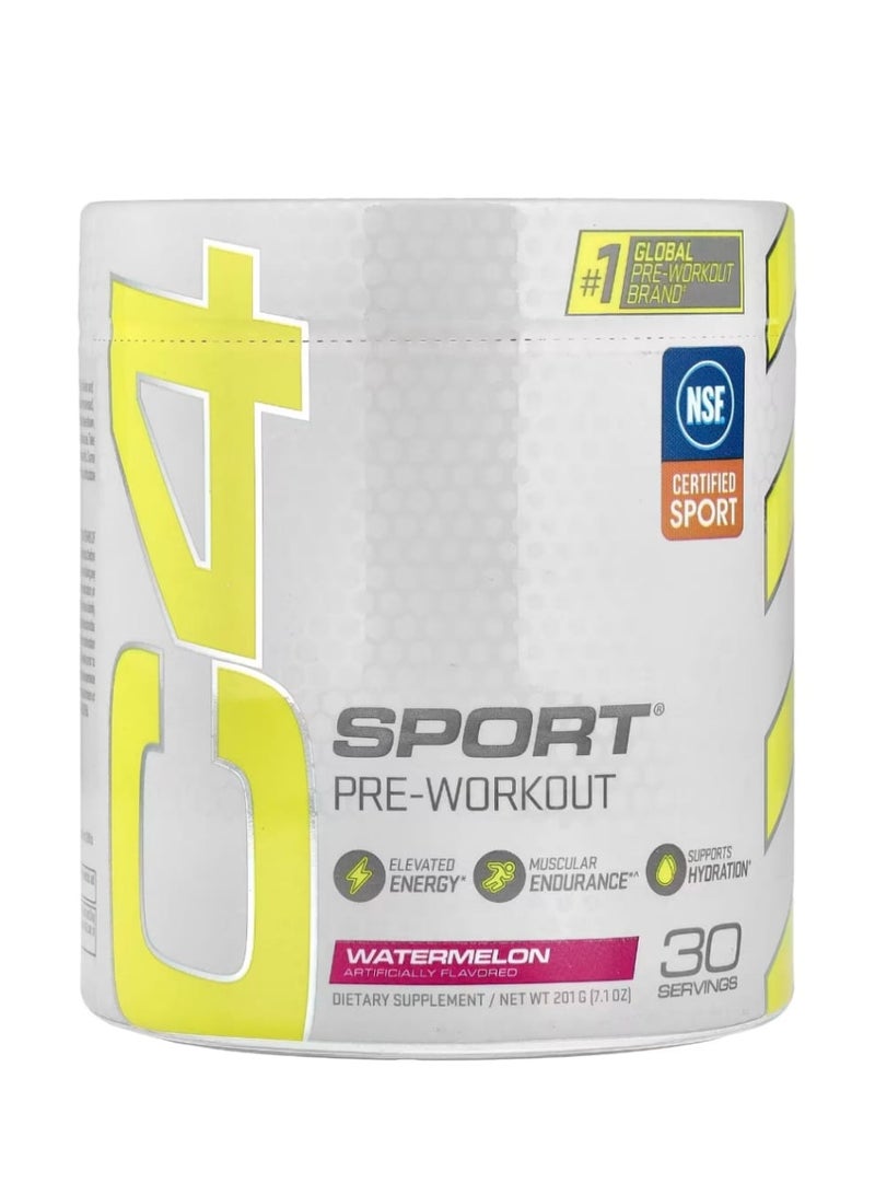 C4  Cellucor سي 4 سبورت بطيخ ما قبل التمرين 7.1 أونصة (201 جم) - Image 1