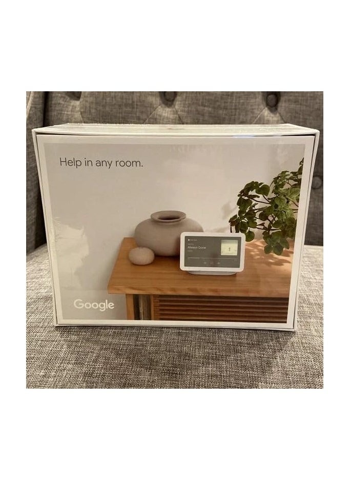 Google - Nest Hub 2nd Gen Smart Display, Google Assistant Built-In, 7" WSVGA Touchscreen, Wi-Fi & BT Wireless Connectivity, Control Smart Home Devices, 1.7" Full-Range Speaker, White - Image 1