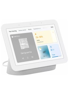 Nest Hub 2nd Gen Smart Display, Google Assistant Built-In, 7" WSVGA Touchscreen, Wi-Fi & BT Wireless Connectivity, Control Smart Home Devices, 1.7" Full-Range Speaker, White