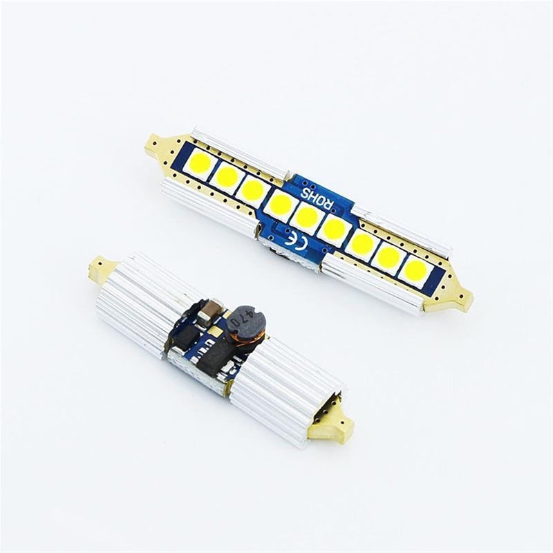 QASULER 2x LED Car License Plate Lights - Image 1