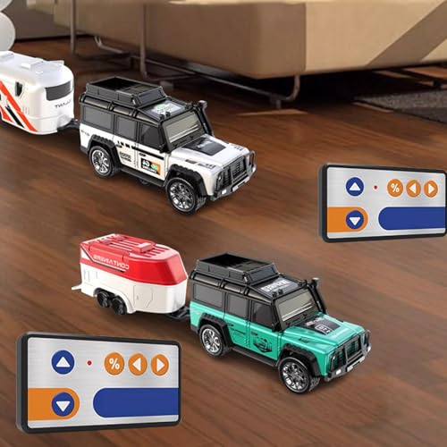 Magicwand【Pack of 1 R/c Rechargeable【Type-C Charging】 2-in-1 Miniature Defender with Trailer & Led Lights【1 Random Color Will be Shipped】 - Image 4
