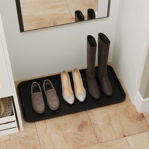 Ottomanson Multipurpose All Season Boot Tray Mat, Reusable Pee Pad For Dogs, 15" x 30" - Image 2