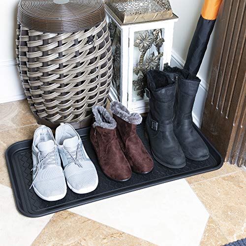 Ottomanson Multipurpose All Season Boot Tray Mat, Reusable Pee Pad For Dogs, 15" x 30" - Image 1