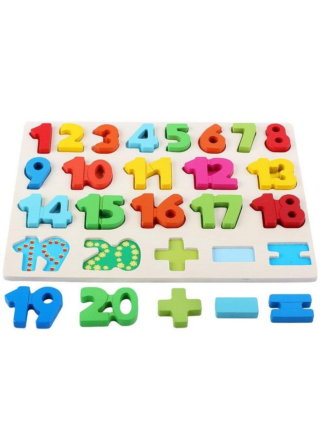 QZMTOY Wooden Puzzles for Toddlers, Wooden Alphabet Number Shape Puzzles Toddler Learning Puzzle Toys for Kids, 3 in 1 Puzzle for Toddlers, Age 3+ (Set of 3) - Image 5