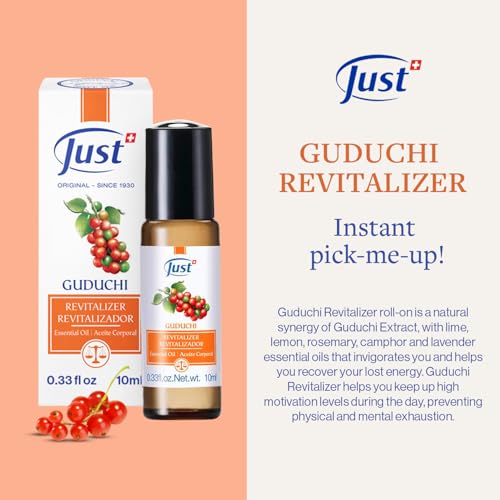 SwissJust Guduchi Revitalizer RollOn 10 ml Essential Oils by SwissJust Guduchi Extract with Lime Lemon Rosemary Camphor and Lavender 10 ml - Image 5