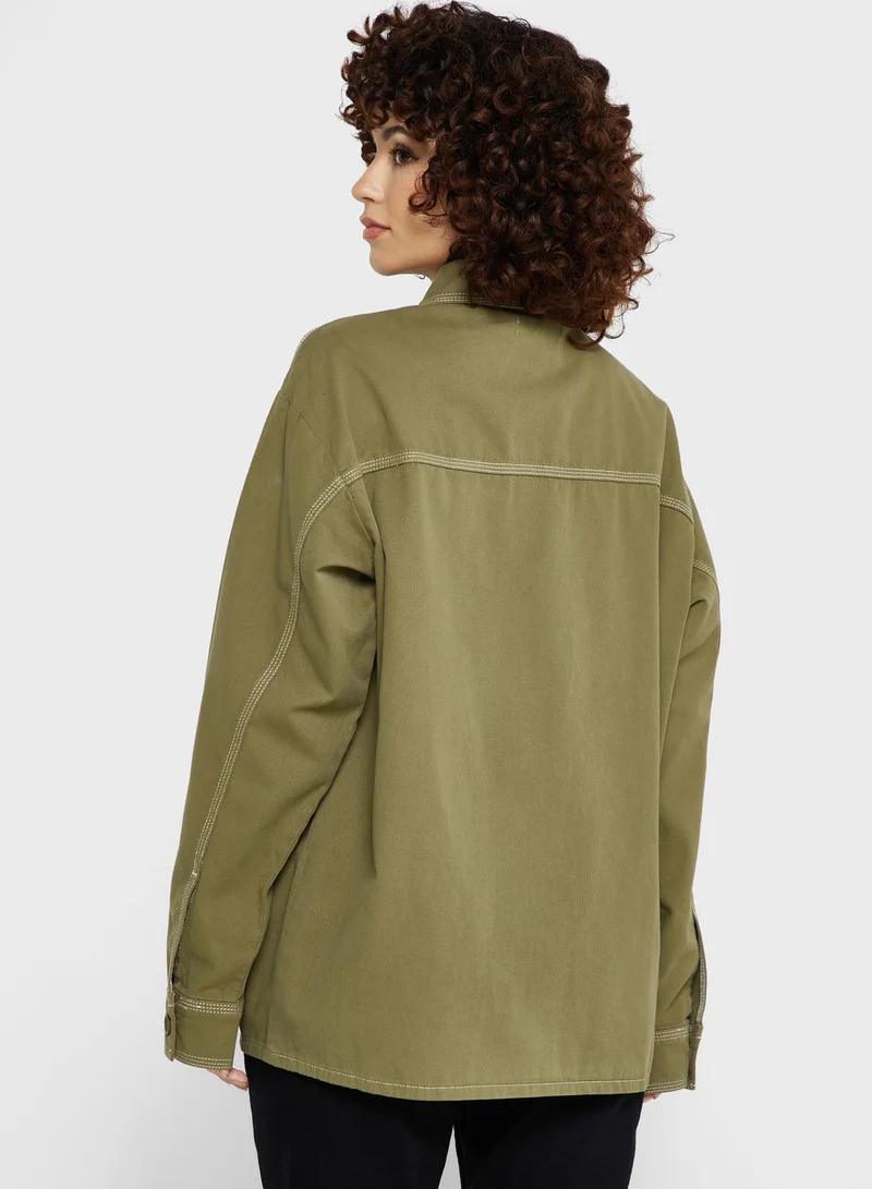 TOPSHOP Pocket Detail Jacket